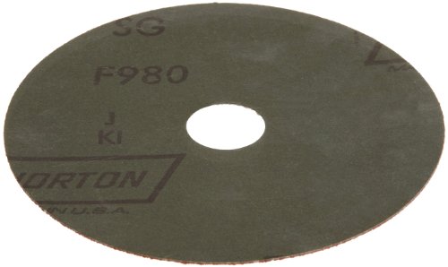 Norton SG Blaze F980 דיסק שוחק, גיבוי סיבים, תחמוצת אלומיניום קרמיקה, ארבור 7/8 בקוטר 5, חצץ 50