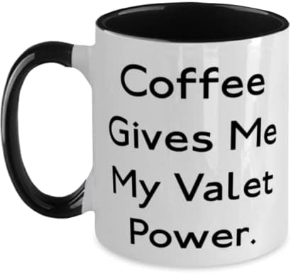 קפה נותן לי את כוח השירות שלי. שני טון 11oz ספל, גביע שירות, מתנות שימושיות לשירות, מתנות ספציפיות