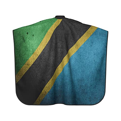 דגל רטרו טנזניה תלת מימד הדפסת ספרה מקצועית כף שיער חיתוך שיער חיתוך שיער מספרה כפיה סינר 55 x 66