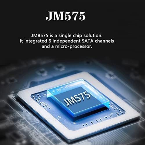 מקש NFHK NGFF B+M ל- SATA 3.0 6GBPS 5 יציאות מתאם מתאם ממיר יציאת מכפיל בורר JMB575 2280