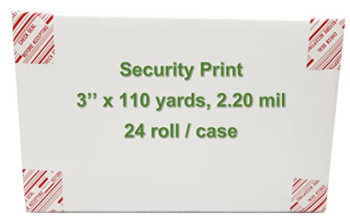 VPTAPE 3 אינץ 'x 110 יארד קלטת אריזה מודפסת מראש, בעובי של 2.2 מיליון, 6 חבילה לאריזה, משלוח, מעבר, בית