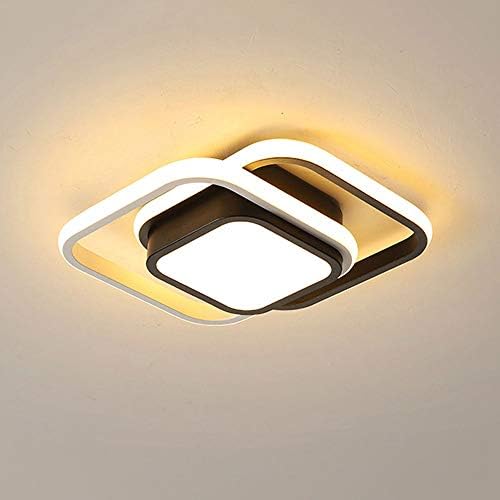 Luyunqi טבעת LED טבעת תקרה עגולה עגולה מנורת תקרה עם אקרילים למטבח חדר שינה לסלון