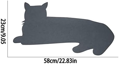 מסיו דק חתול שטיח חמוד דק לחיות מחמד שפשפת רצפת מחצלת חתול לכניסה בית קיטי צללית נחמד שמיכה חמה