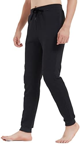 IDTSWCH 34/36/38/40 ארוך חרוזים מכנסי טרנינג גבוהים פליס-קו ארוך במיוחד מכנסיים עם כיסי רוכסן