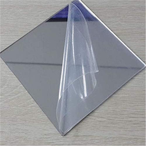 3 אריזות מראה יצוק אקרילי פוקסיגלאס גיליונות 1/8 אינץ 'קל לחתוך זכוכית מפלסי פלסטיק עם נייר מגן לשלטים, פרויקטים