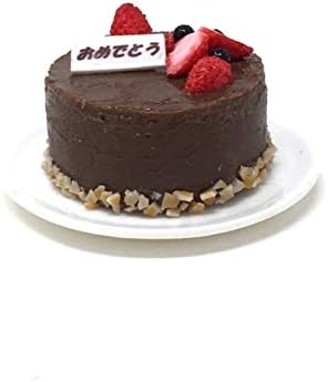 דגימת מזון מדגם מזון מדגם מגנט עוגת עוגת עוגת שוקולד עם הודעה M-14801