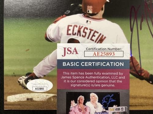 חוסה רייס חתומה תמונה 8x10 בייסבול ניו יורק מטס חתימה קצרה JSA - תמונות MLB עם חתימה