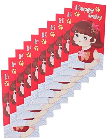 מסיבת 30 יחידות אדום מעטפות תינוק יום הולדת אדום מנות פסטיבל אדום פאוץ כסף מנות עבור בית/קיר / חדר