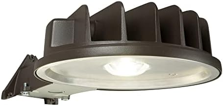 ברונזה חיצונית משולבת LED Dusk to Dawn Light Light עם חיישן פוטו-תאי מובנה, 5400 לומן, טמפ 'צבעוני