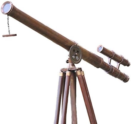 אספנות לקנות חיל הים האמריקאי גריפית עתיק חצובה טלסקופ כפול חבית ימי דקורטיבי )