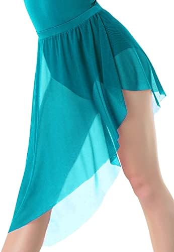 חצאית בלט של אורידור לנשים חצאית עטיפה מחוללת לירי ריקוד לירי תלבושות תלבושות