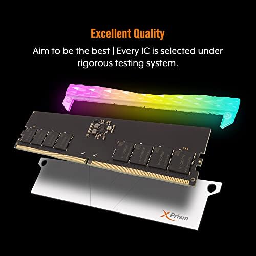 V-COLOR DDR5 MANTA XPRISM 32GB 6000MHz 2GX8 CL36 1.25V SK HYNIX IC RGB שדרוג שולחן עבודה שדרוג