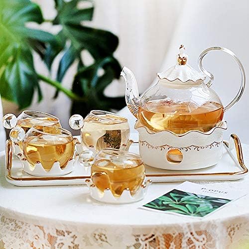 סט תה יוקרה מתקדם אחר הצהריים אירופאי סט תה חרסינה כוס תה פרח חרסינה עם קופסת מתנה לתה קרמיקה חמה
