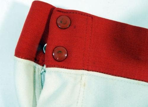 1984 משחק אסטרוס קנדי, 1984, השתמש במכנסיים לבנים 38-26 DP24434 - משחק מכנסי MLB משומשים