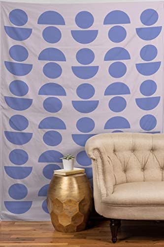 Society6 יוני יוני צורות בצורות של שטיחים של Periwinkle, 50 x 60, סגול