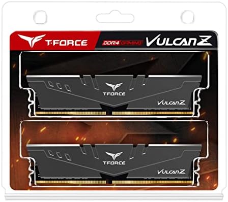 קבוצת צוות T-Force Vulcan Z DDR4 16GB ערכת 3200MHz Cl16 זיכרון שולחן עבודה TLZGD416G3200HC16FDC01