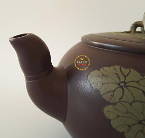 סיני yixing חימר טהור בעבודת יד Zisha Teapot סיר תה זיני 270 סמק Oonlight מעל בריכת הלוטוס