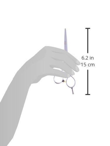 ידית קיזוז של ShearsDirect עם ידית מתח שחורה, 6.0 אינץ ', 3 אונקיה