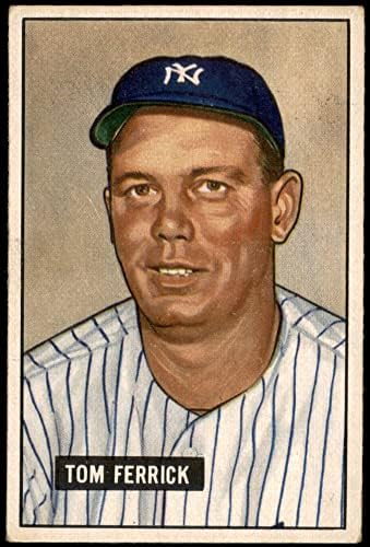 1951 Bowman 182 טום פריק ניו יורק ינקי VG/Ex+ Yankees