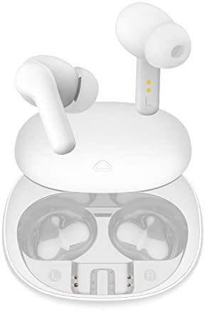 Konnek Stein True אוזניות אלחוטיות, Bluetooth 5.1 אוזניות ביטול רעש פעיל, עיצוב הזזה מארז טעינה 500mAh, IPX4 אטום