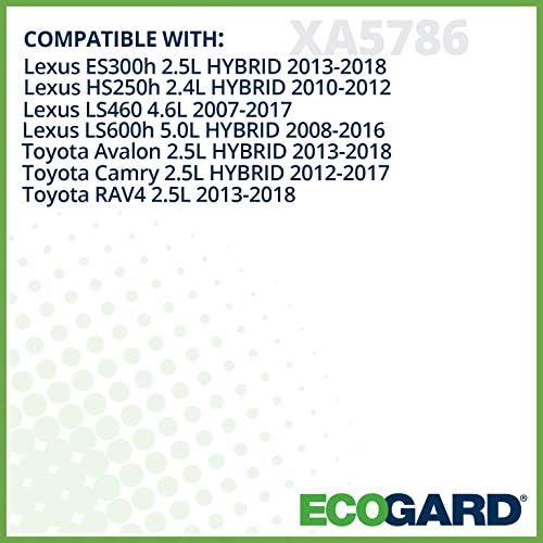 Ecogard XA5786 מנוע פרימיום מסנן אוויר מתאים לטויוטה RAV4 2.5L 2013-2018, קאמרי 2.5L היברידית 2012-2017,