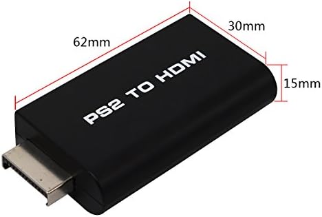 HDSUNWSTD PS2 ל- HDMI 480I/480P/576I Audio Video Converter מתאם עם פלט אודיו 3.5 ממ תומך בכל מצבי