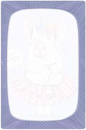 חזיר חמוד בבלט גיליונות עריסה לבנים חבילות חבילות ומשחק גיליונות גיליונות עריסה מיני ניידים גיליון עריסה