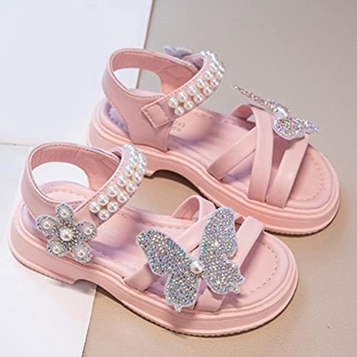 נעלי ילדים חדשות קיץ נעליים קשתות ילדים בוהקות נעליים רומיות בוהקות נעלי נסיכה נעלי בלט פעוטות