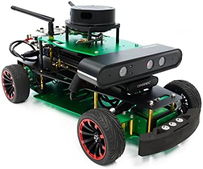 Jetson Nano Smart Video Video Robot Car ערכת רכב לפטל PI, מעקב אחר קו, טייס אוטומטי, ניווט מיפוי