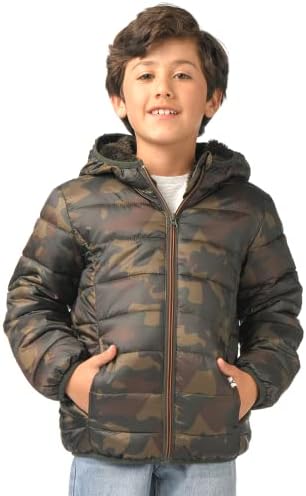 מעיל פוח של Boad-Boys and Kids, מעיל קפוצ'ון קל משקל חורף לפעוט-בגדי חיוני, קאם מזג אוויר קר קר