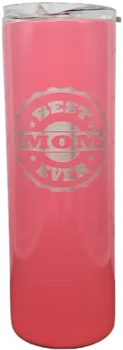 כוס סובלימציה נירוסטה עם קש ומכסה - כוס רזה חרקה את אמא הטובה ביותר אי פעם מתנה לאמא 20 Oz Hydration