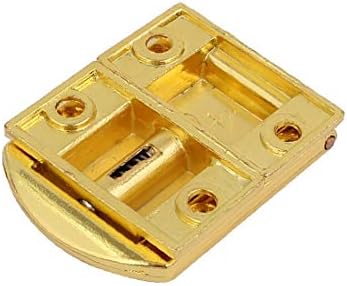 שקיות עץ מקרה מתכת תיבת למתג תפס וו נעילת זהב טון 30 ממ אורך 6 יחידות(בולסאס קאג 'ה דה מאדרה קאג' ה