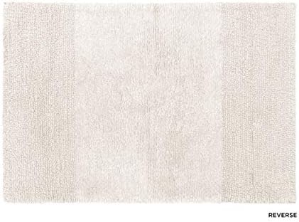 ג 'וסי קוטור ברוקלין וינטג' שטיח אמבטיה הפיך, 17& 34; איקס 24& 34;, שנהב לבן