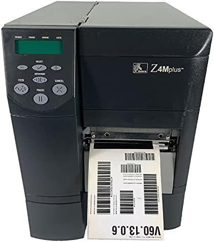 Zebra Z4MPLUS Z4M89-3001-0000 מדפסת תווית העברה תרמית 300DPI זברה FRMW