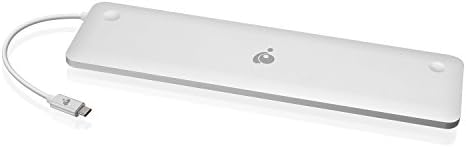 IOGEAR USB-C אולטרה-דק-דק-תצוגה תחנת עגינה עם אספקת חשמל, GUD3C02