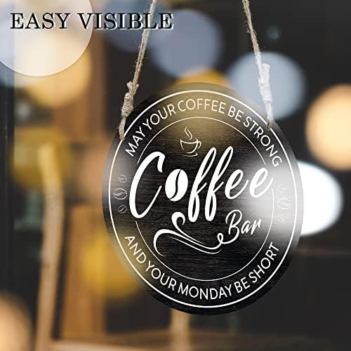 שלט בר קפה-10 על 10 עיצוב תחנת קפה דיבונד-שהקפה שלך יהיה שלטי בר קפה חזקים - עיצוב בר קפה - עיצוב קיר קפה למטבח