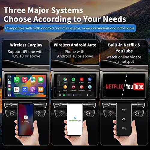 מתאם Carplay Wireless עם Netflix, Lamvose 2023 The Magic Box Carplay Stream לרכב שלך עבור Apple