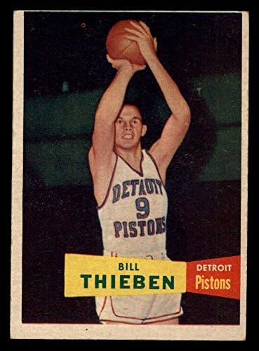 1957 Topps 20 ביל Thieben Detroit Pistons VG Pistons Hofstra