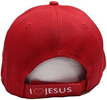ישו הנוצרי הנוצרי לנצח מרענן אדום רקום כובע כובע