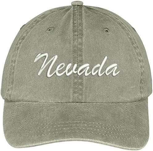 טרנדי הלבשה חנות מדינת נבדה רקום נמוך פרופיל מתכוונן כותנה כובע