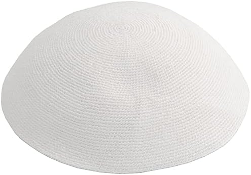 בעבודת יד כותנה DMC כובע כיפה סרוג ביד מישראל, כובעים לגברים, כובע ירמולה, כיפה לגברים וילדים