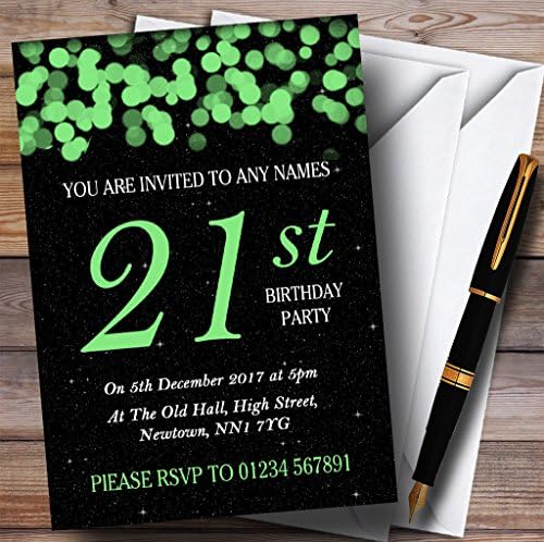 גן החיות של הכרטיס גרין בוקה וכוכבים ה -21 הזמנות למסיבת יום הולדת בהתאמה אישית