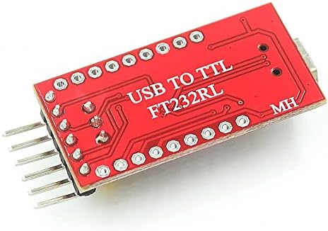 Rakstore 2PCS FT232RL FT232 USB 3.3V 5.5V ל- TTL מתאם סדרתי מודול מיני יציאה עבור Arduino