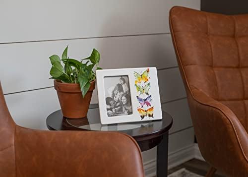 Demdaco Dean Crouser ארבעה פרפרים צבעי מים 9 x 7.5 קיר קיר או שולחן צילום שולחן