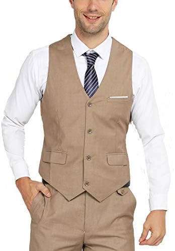 חליפת גברים רזה בכושר כפתור אחד 3 חלקים בלייזר שמלת עסקים מסיבת חתונה מעיל אפוד & מגבר; מִכְנָסַן