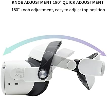 רצועת ראש מתכווננת חדשה עבור Oculus Quest 2 VR רצועות אוזניות