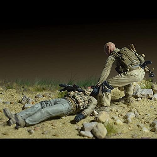 גודמואל 1/35 אפגני ארהב צבא כוחות מיוחדים פצוע שרף דגם חייל ערכת / אינו מורכב ולא צבוע מיניאטורי ערכת