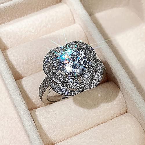 2023 זירקוניה לנשים בלינג יהלום טבעת רטרו טבעת נישואין טבעות זוגות חמודות טבעות