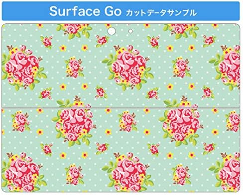 כיסוי מדבקות Igsticker עבור Microsoft Surface Go/Go 2 אולטרה דק מגן מדבקת גוף עורות 000877 ורד פרחים