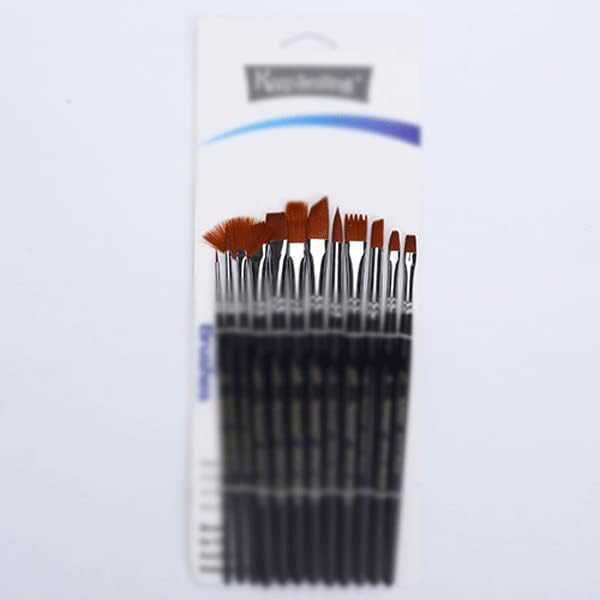 SXNBH מברשת סט 12 כלי צביעה צבעי מים אקרילי עט מברשת מברשת מברשת מברשת קו מברשת